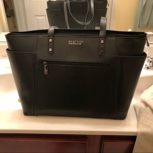Kenneth Cole black laptop purse